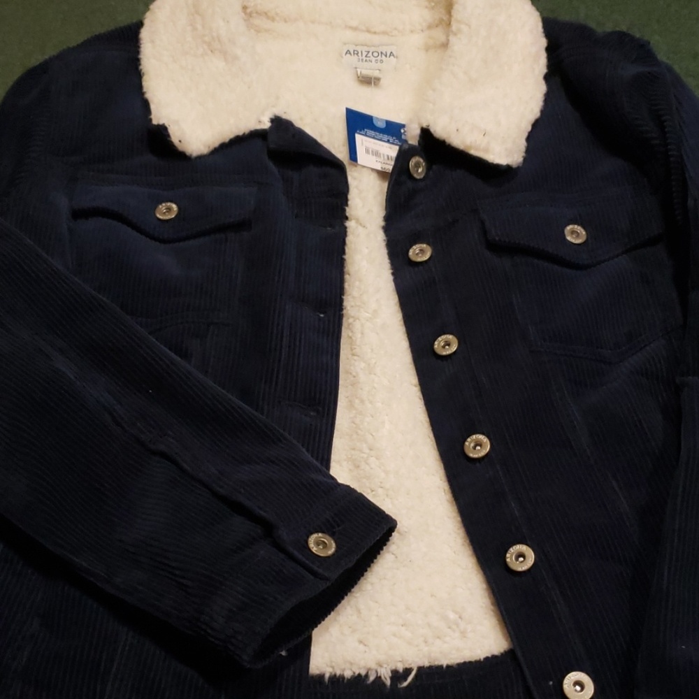 Dark blue corduroy jacket